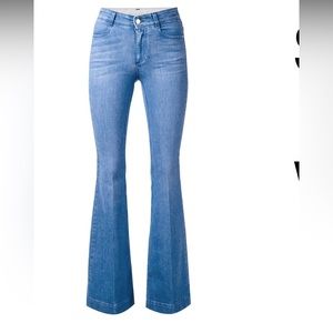 STELLA MCCARTNEY Women's Blue Flared Jeans